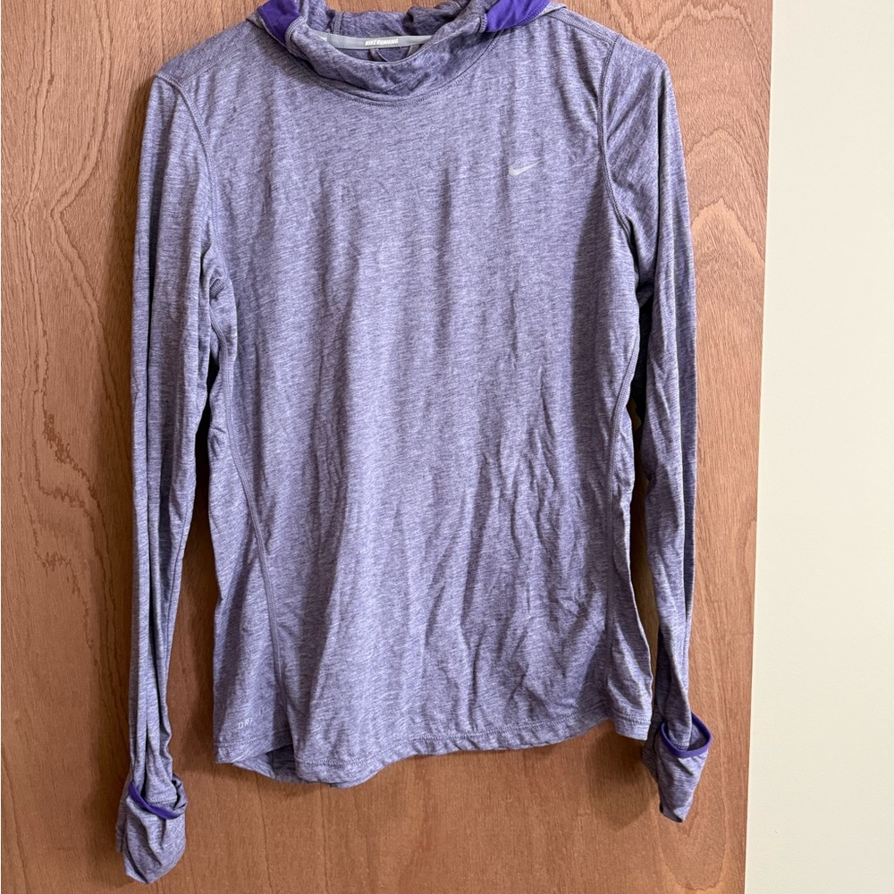 Nike Women's Heathered Purple Hoodie